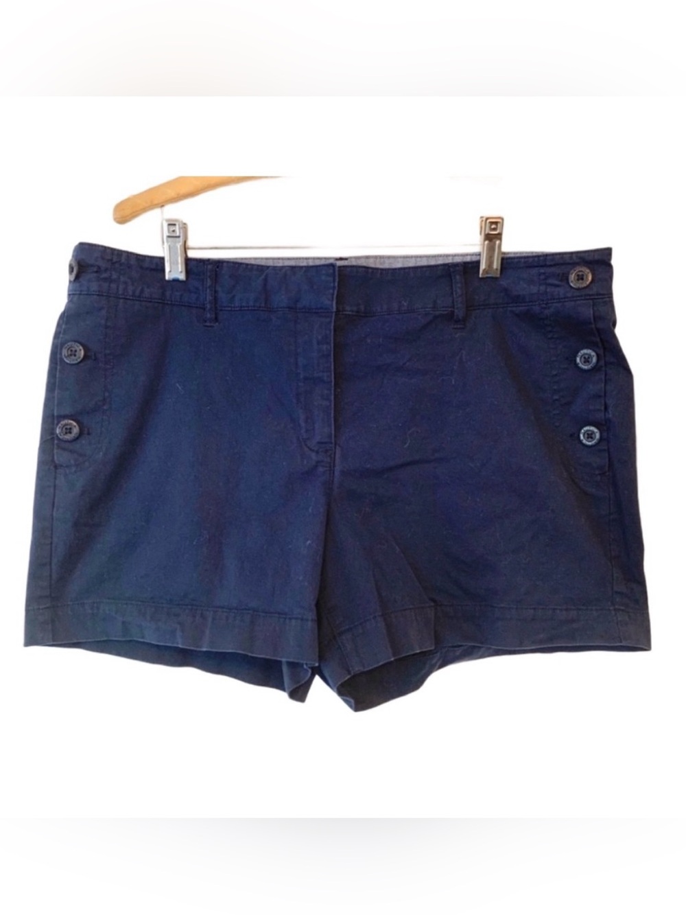 NAUTICA HIGH WAIST SHORTS BLUE SZ 14